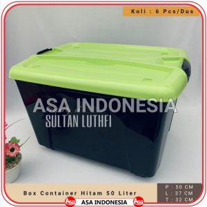 Box Container Hitam 50 Liter – ASAINDONESIA