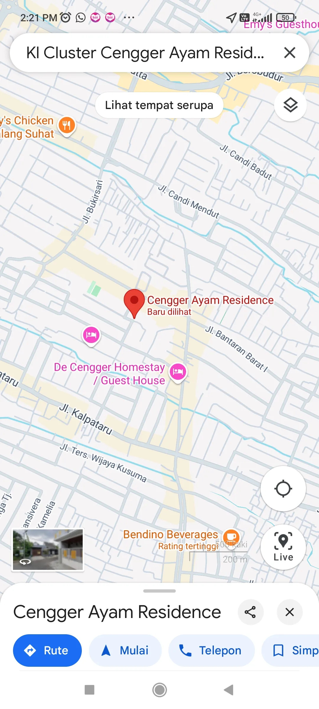 Jual Rumah di CLUSTER CENGGER AYAM RESIDENCE JL CENGGER AYAM DALAM III KEL.TULUSREJO-KEC.LOWOKWARUKOTA MALANG Lowokwaru Malang Jawa Timur - Lokasi Cengger Ayam Residence Blkg Kantor Kecamatan Lowokwaru - ASA INDONESIA 085235111122 - BRIGHTON REAL ESTATE
