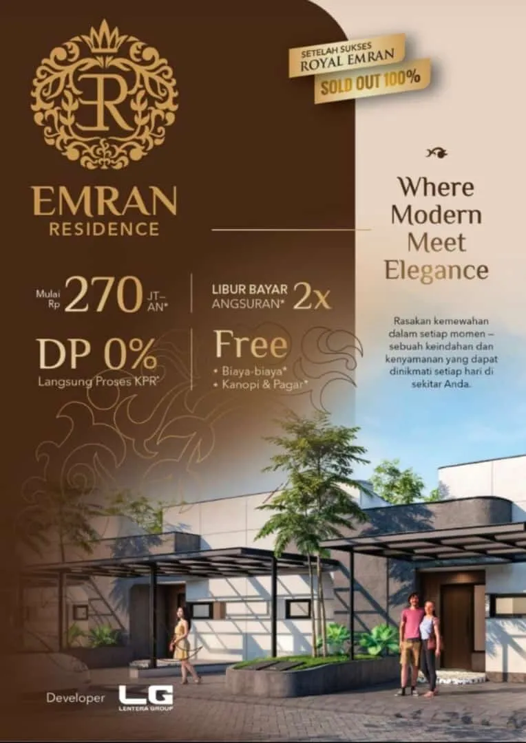 Jual Rumah di GLOMBOK WETAN MOJOWUKU Kedamean Gresik Jawa Timur - Rumah Gresik Kedamean - Royal Emran - ASA INDONESIA 085235111122 - BRIGHTON REAL ESTATE