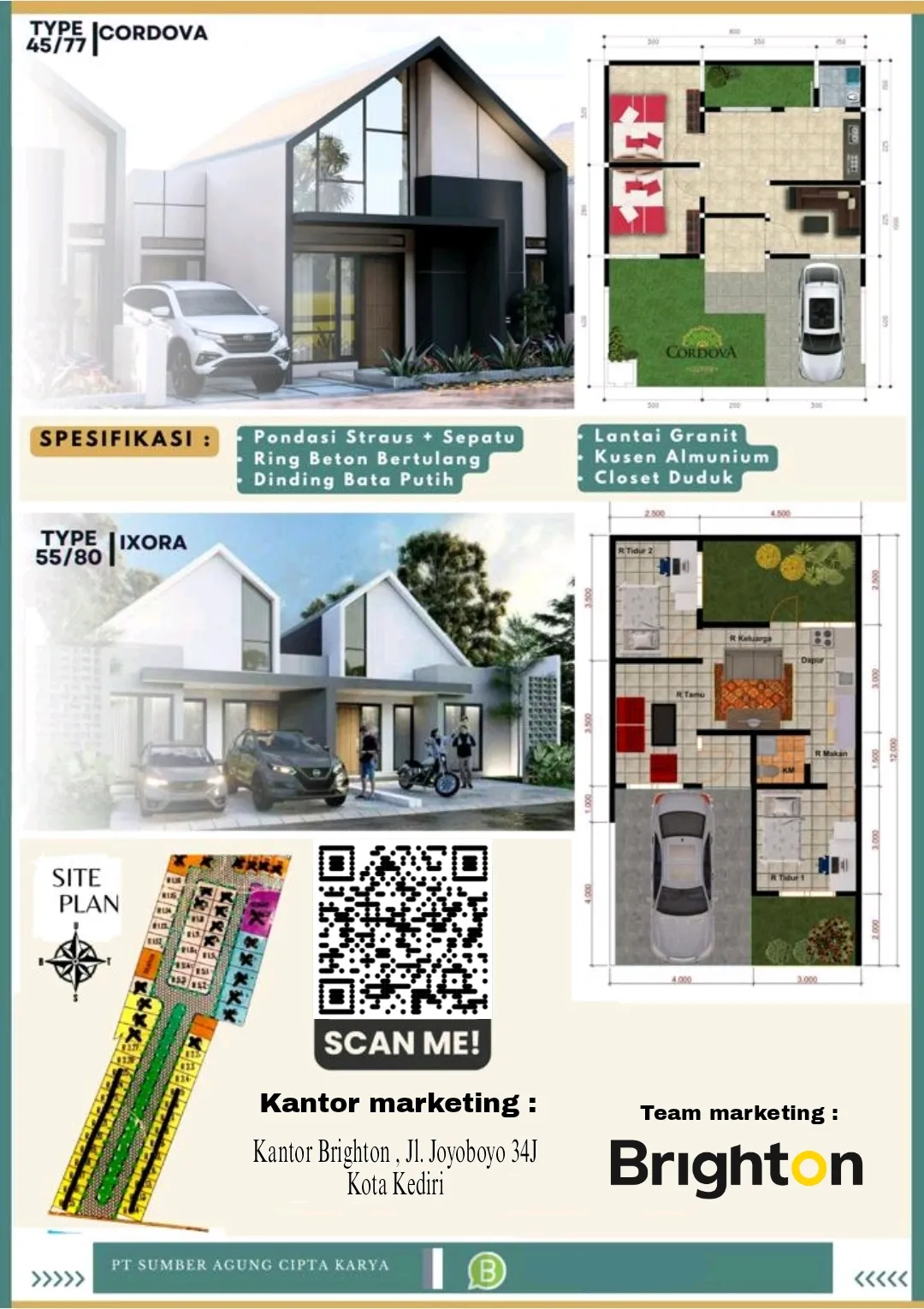 Jual Rumah di GRIYA BANJAR LENGKONG Lengkong Nganjuk Jawa Timur - Hunian Modren Lengkong Nganjuk - ASA INDONESIA 085235111122 - BRIGHTON REAL ESTATE