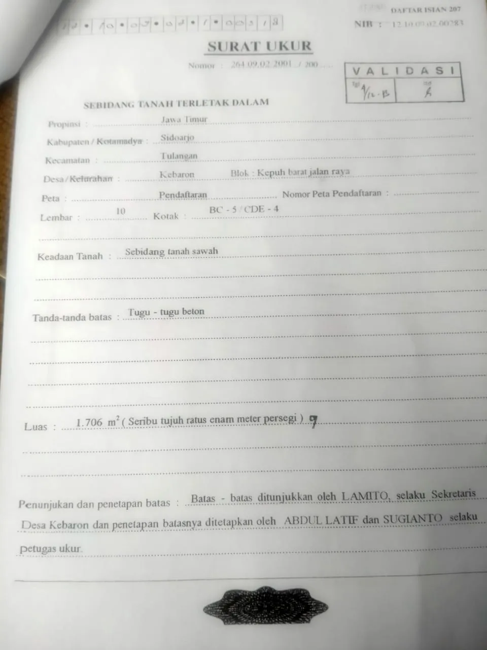 Jual Tanah di JL RAYA KEBARON Tulangan Sidoarjo Jawa Timur - tanah di Tulangan (Raya Kebaron) - ASA INDONESIA 085235111122 - BRIGHTON REAL ESTATE