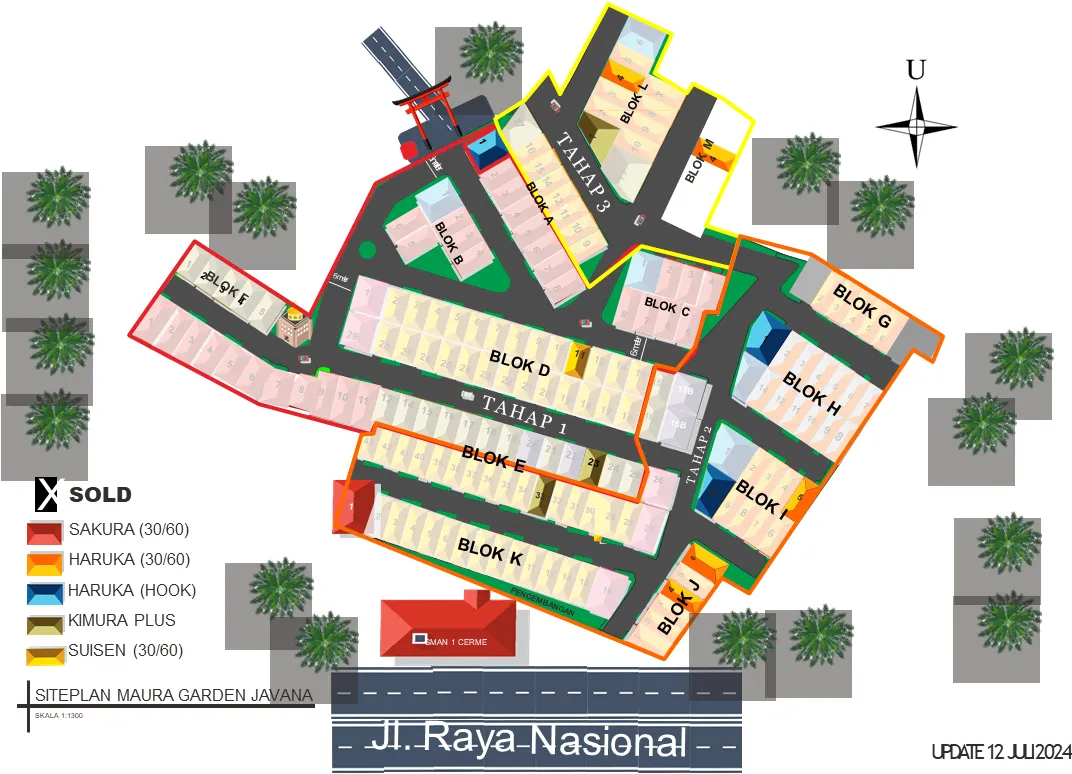 Jual Rumah di JL NGABETAN Cerme Gresik Jawa Timur - Maura Garden Javana - Perumahan Gresik - ASA INDONESIA 085235111122 - BRIGHTON REAL ESTATE