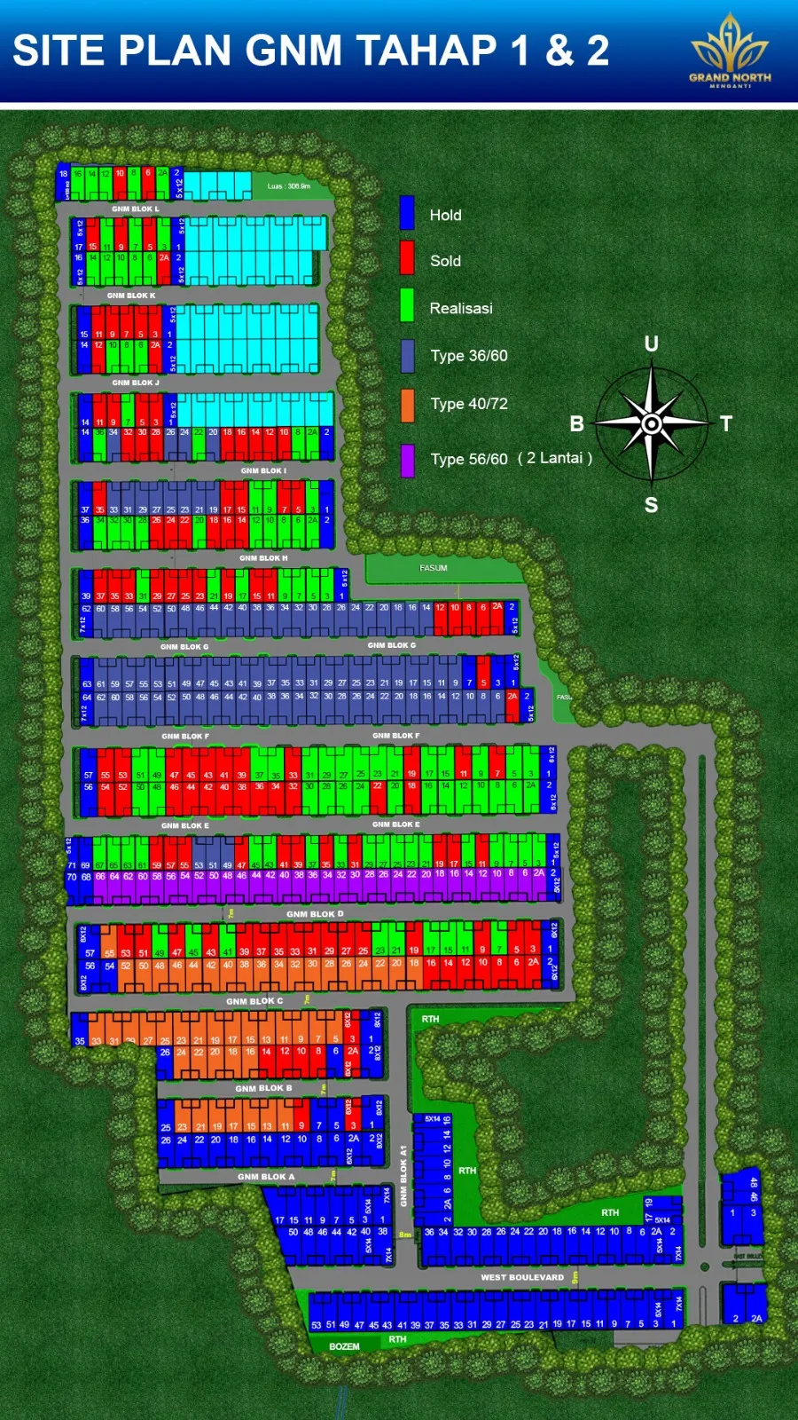 Jual Rumah di JL TLOGOBEDAH Driyorejo Gresik Jawa Timur - JUAL RUMAH SURABAYA BARAT - TYPE AMBROSIA FREE SHM & PAGAR - ASA INDONESIA 085235111122 - BRIGHTON REAL ESTATE