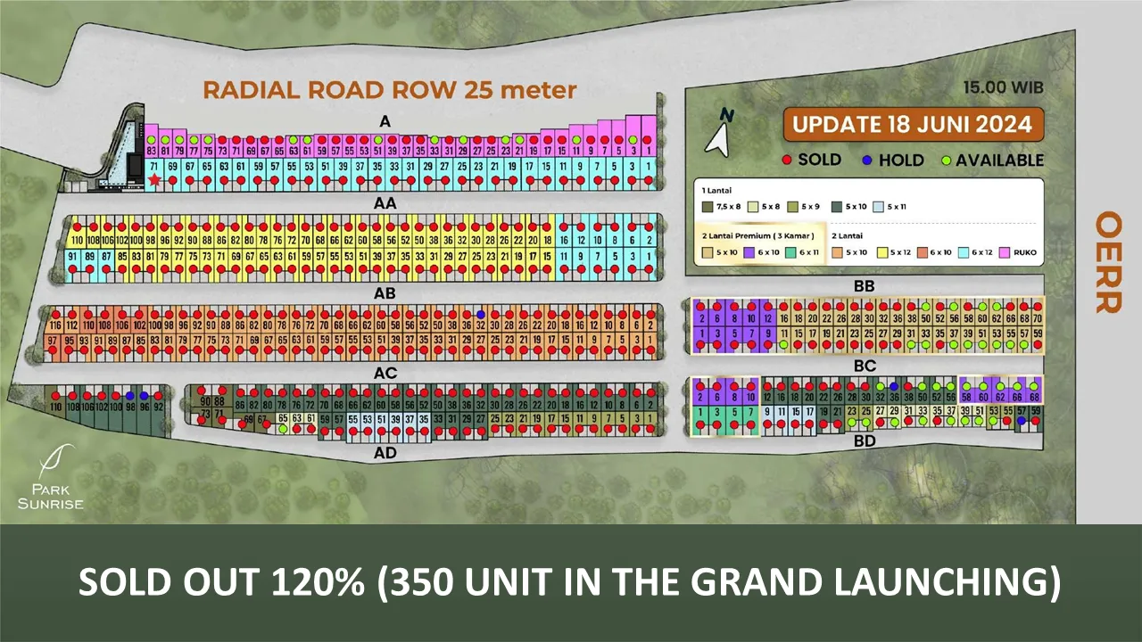 Jual Rumah di JL WONOREJO INDAH TIMUR Wonorejo Surabaya Jawa Timur - Perumahan Surabaya Timur - Park Sunrise - ASA INDONESIA 085235111122 - BRIGHTON REAL ESTATE