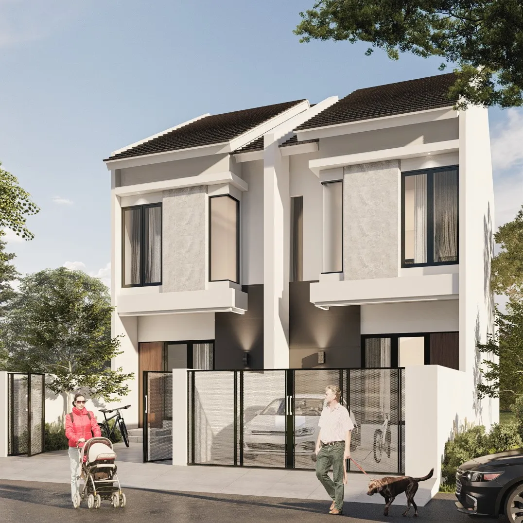 Jual Rumah di PONDOK TJANDRA Pondok Tjandra Sidoarjo Jawa Timur - Rumah 2 Lantai New Gress Minimalis Modern Pondok Tjandra - ASA INDONESIA 085235111122 - BRIGHTON REAL ESTATE
