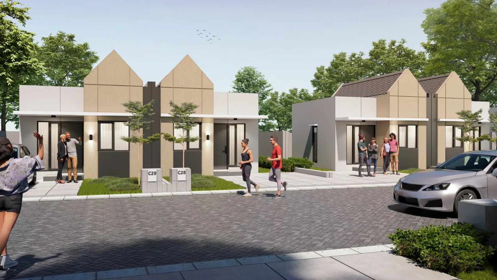 Jual Rumah di RAYA KREMBUNG Krembung Sidoarjo Jawa Timur - Rumah Tipe Ghani - Jumana Residence Krembung Sidoarjo - ASA INDONESIA 085235111122 - BRIGHTON REAL ESTATE