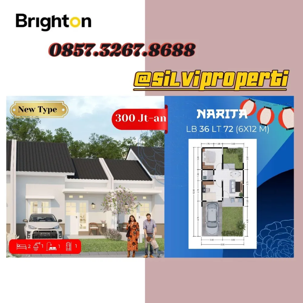 Jual Rumah di SEDENGAN MIJEN Krian Sidoarjo Jawa Timur - Rumah murah area pusat kota krian dengan harga 300 jutaan cicilan 2 jutaan - ASA INDONESIA 085235111122 - BRIGHTON REAL ESTATE