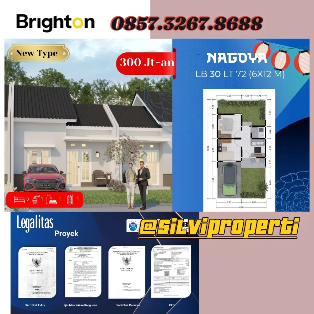 Jual Rumah di SEDENGAN MIJEN Krian Sidoarjo Jawa Timur - Rumah murah area pusat kota krian dengan harga 300 jutaan cicilan 2 jutaan - ASA INDONESIA 085235111122 - BRIGHTON REAL ESTATE