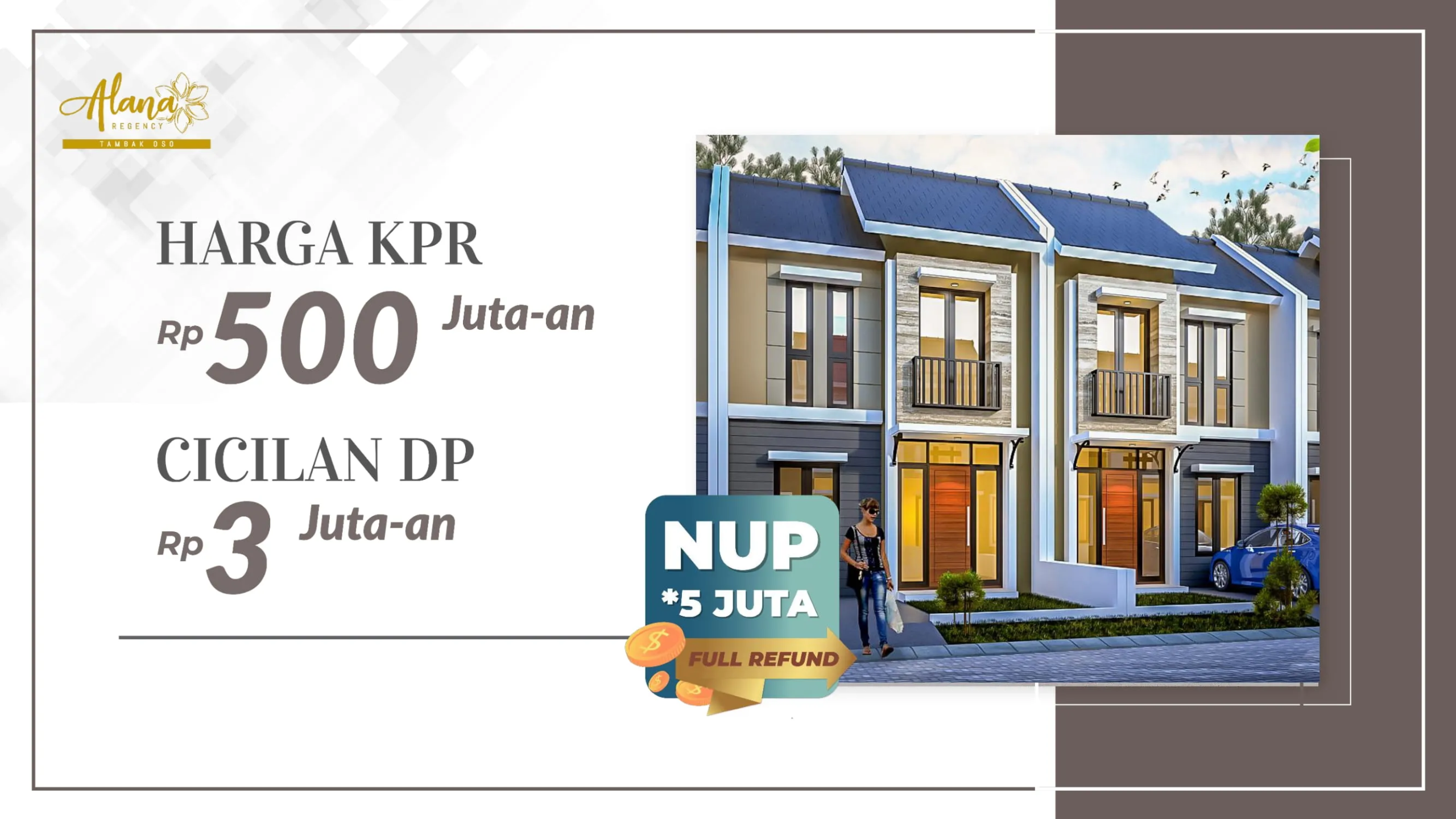 Rumah ALANA REGENCY TAMBAK OSO Sidoarjo Jawa Timur Eko Wahyudi 085235111122 ASA INDONESIA BRIGHTON