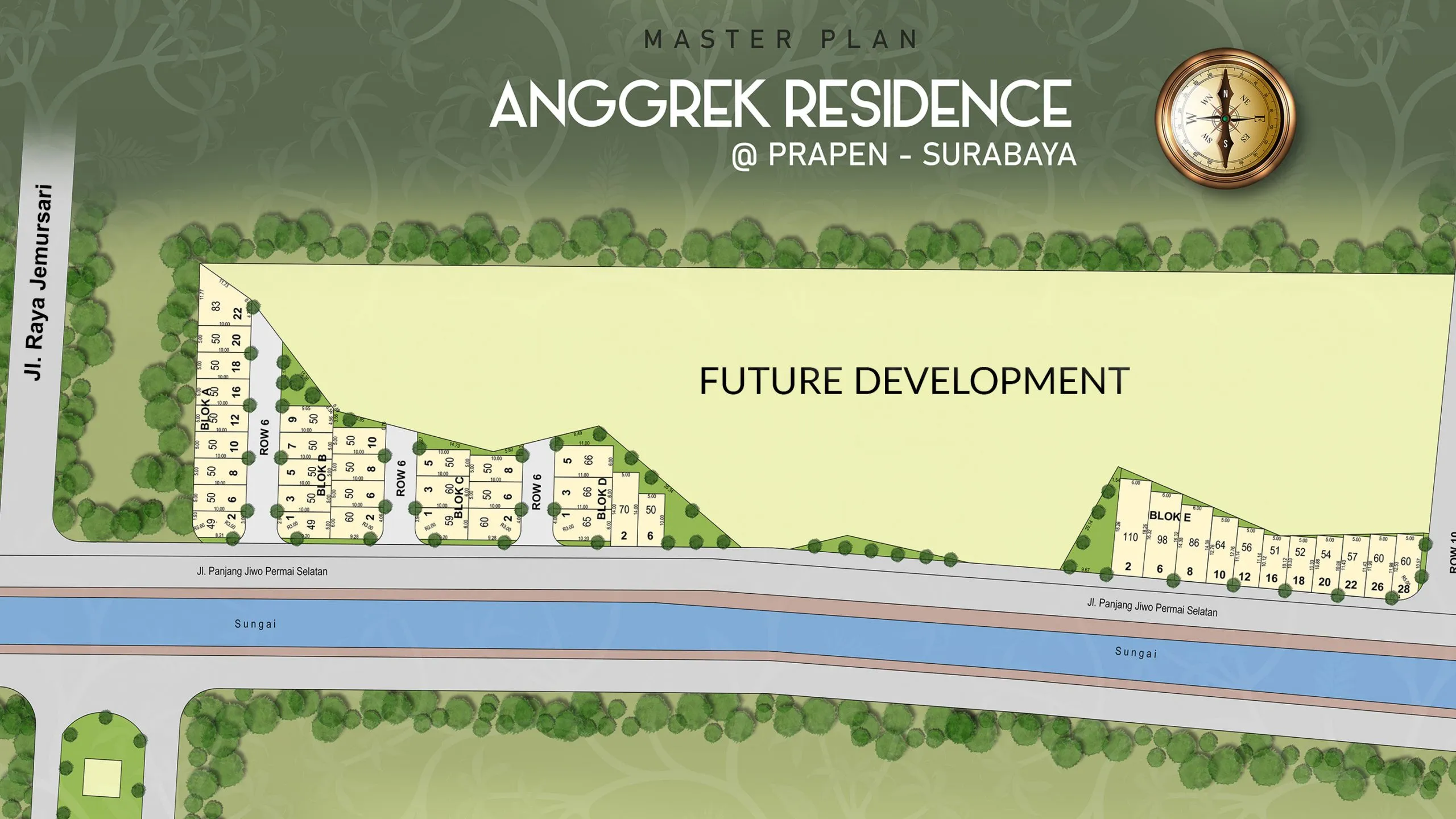 Rumah ANGGREK RESIDENCE PRAPEN Surabaya Jawa Timur Eko Wahyudi 085235111122 ASA INDONESIA BRIGHTON