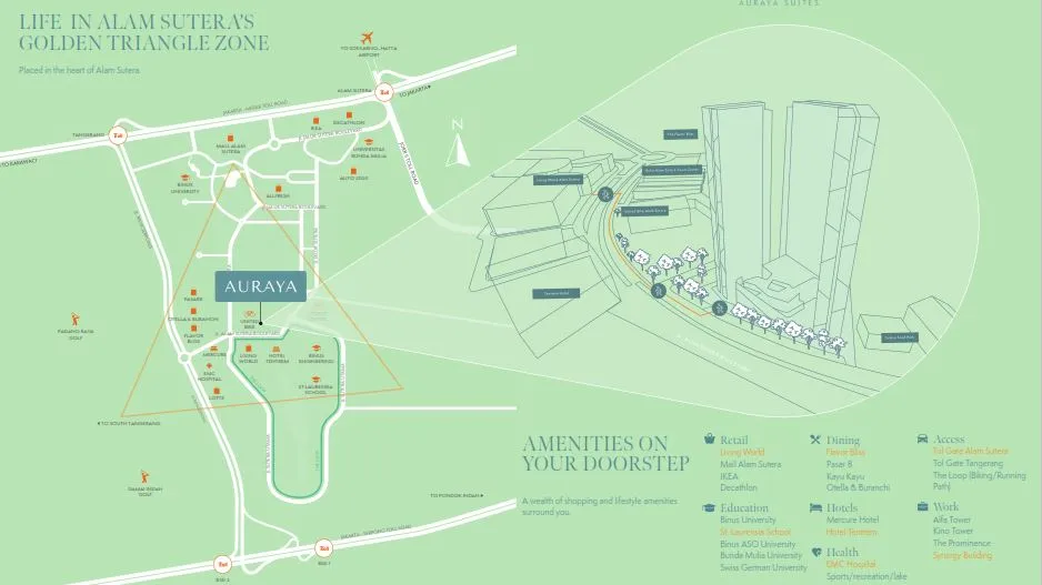 Apartment AURAYA SUITES Tangerang Selatan Banten Eko Wahyudi 085235111122 ASA INDONESIA BRIGHTON