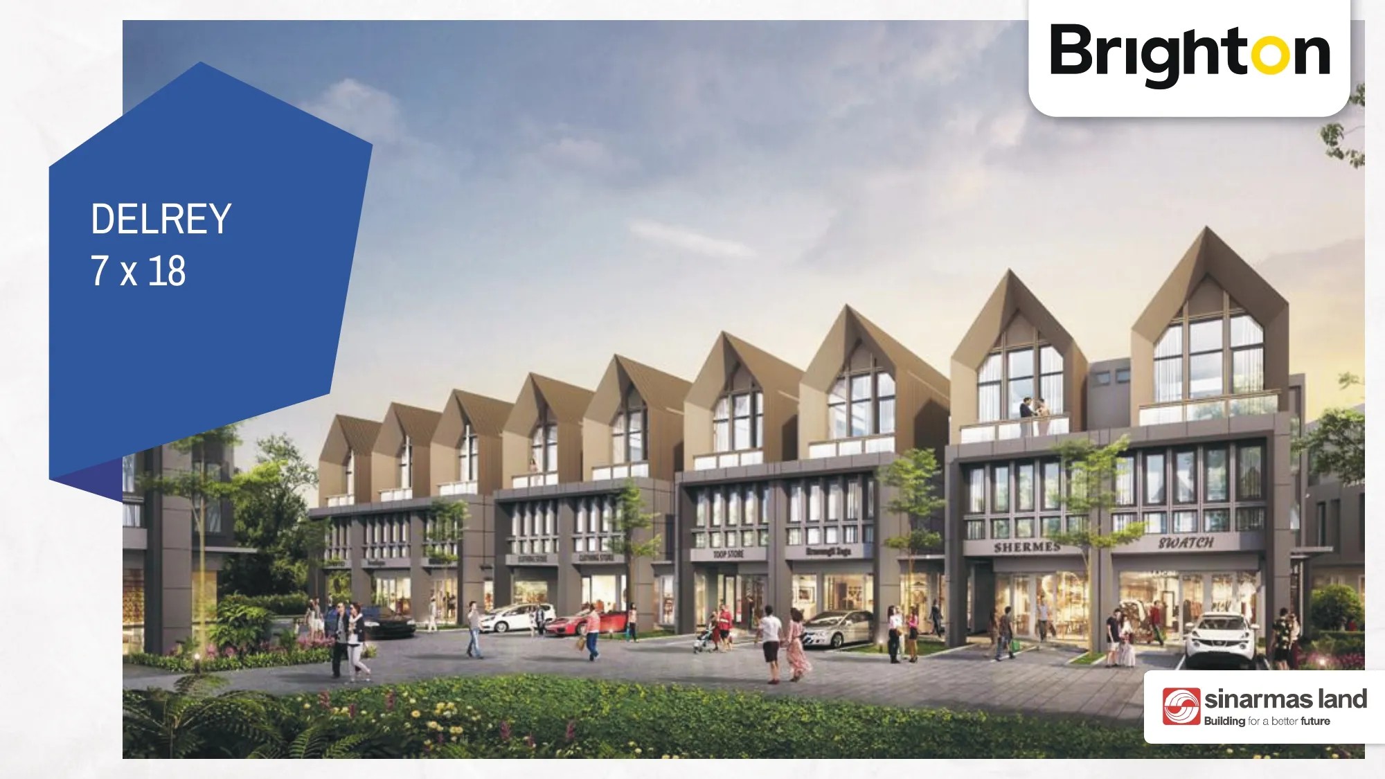 Ruko DELREY Tangerang Banten Eko Wahyudi 085235111122 ASA INDONESIA BRIGHTON