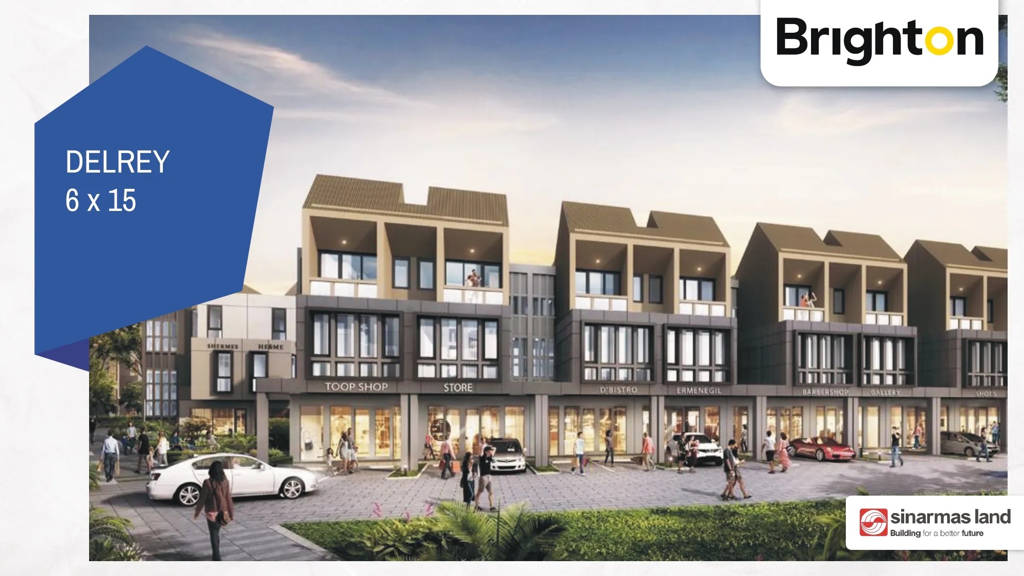 Ruko DELREY Tangerang Banten Eko Wahyudi 085235111122 ASA INDONESIA BRIGHTON