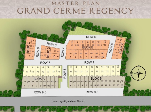 Rumah GRAND CERME REGENCY Gresik Jawa Timur Eko Wahyudi 085235111122 ASA INDONESIA BRIGHTON