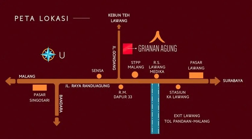 Rumah GRIYANAN AGUNG Malang Jawa Timur Eko Wahyudi 085235111122 ASA INDONESIA BRIGHTON