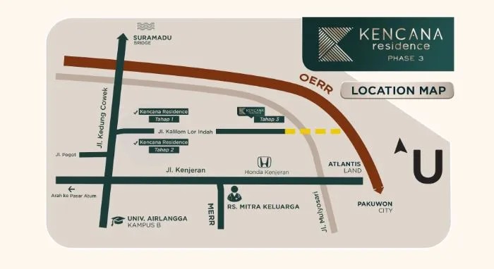 Rumah KENCANA RESIDENCE TAHAP 3 Surabaya Jawa Timur Eko Wahyudi 085235111122 ASA INDONESIA BRIGHTON
