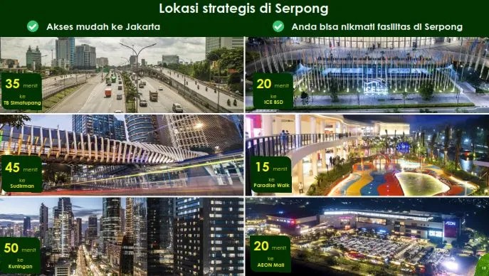 Rumah PARADISE SERPONG CITY 2 Tangerang Selatan Banten Eko Wahyudi 085235111122 ASA INDONESIA BRIGHTON