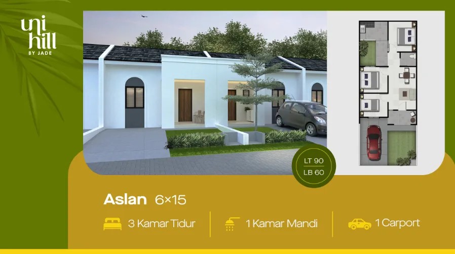 Rumah UNI HILL Gresik Jawa Timur Eko Wahyudi 085235111122 ASA INDONESIA BRIGHTON