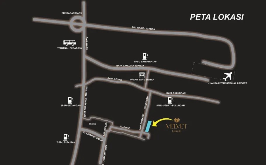 Rumah VELVET JUANDA Sidoarjo Jawa Timur Eko Wahyudi 085235111122 ASA INDONESIA BRIGHTON